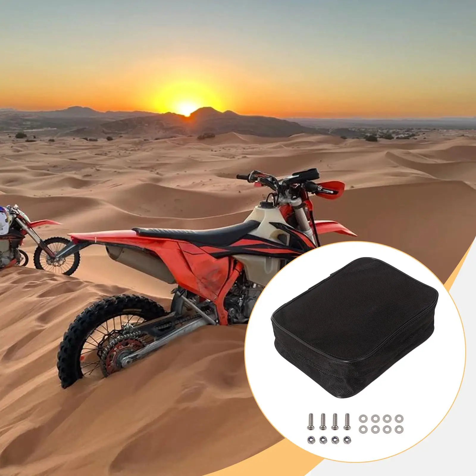 

Сумка для мотоцикла, прочная многофункциональная универсальная задняя сумка для багажа, сумка для переноски инструментов, седельная сумка для путешествий на открытом воздухе