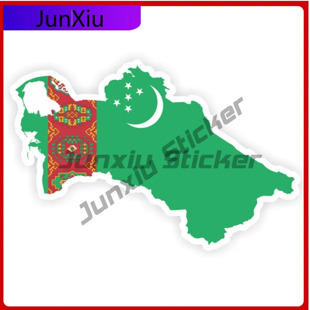 

Turkmenistan Map Flag Stylish Exterior Vehicle Accent Exterior Styling Piece For Vehicles