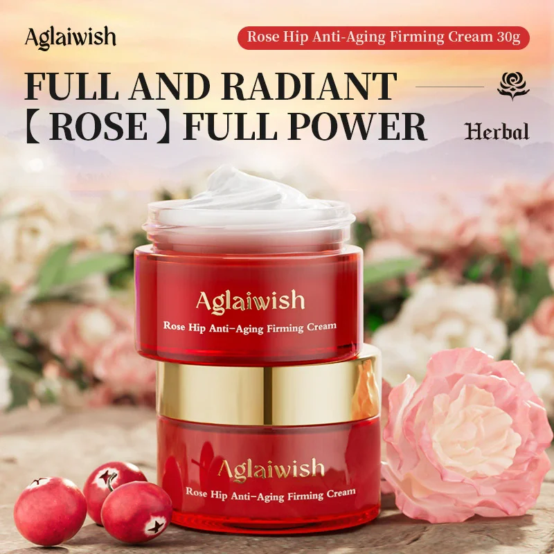 

Rose Fruit Face Cream For Dry Skin Care Anti Wrinkle Brightening Shrink Pores Anti-Aging Oil Control Moisturizing Face Creams