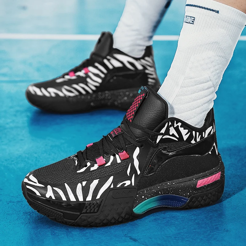 Versatile lightweight basketball shoes breathable surface shock insole wear resistant minimalist unisex daily sports sneakers