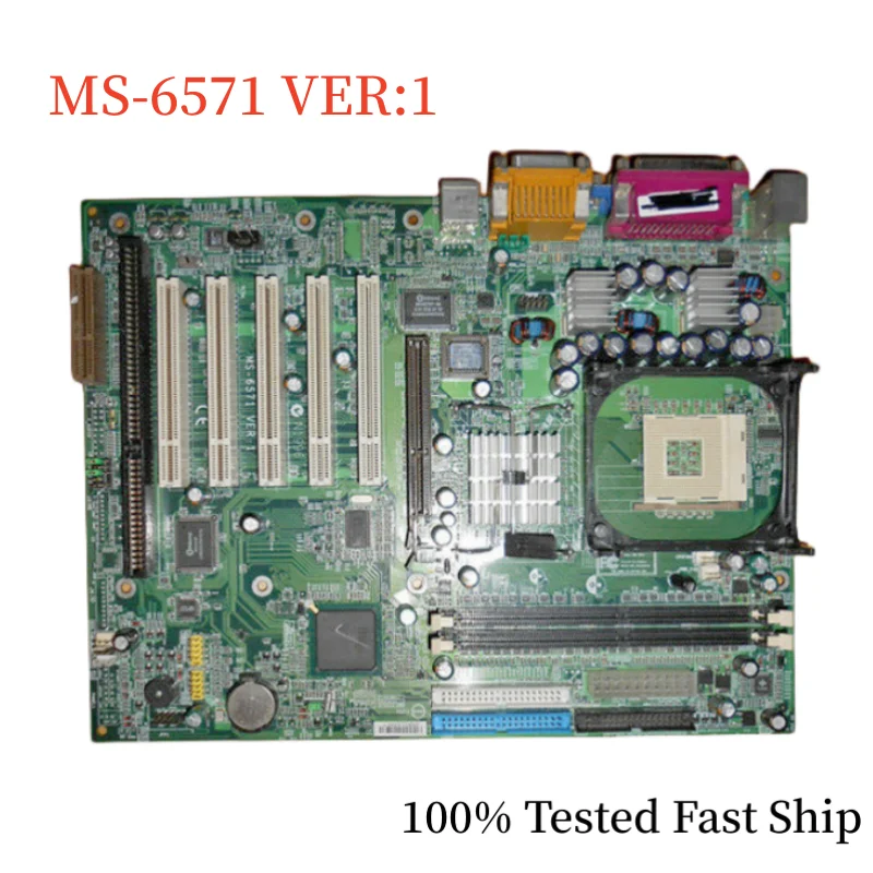 

For MSI MS-6571 Motherboard Socket 478 DDR1 ATX Mainboard 100% Tested Fast Ship