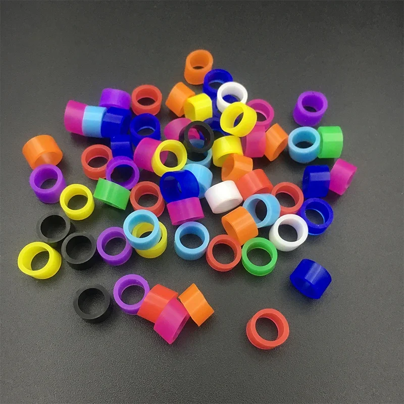 100Pcs/box Dental Silicone Code Rings Autoclavable Color Code Rings Dentistry Materials