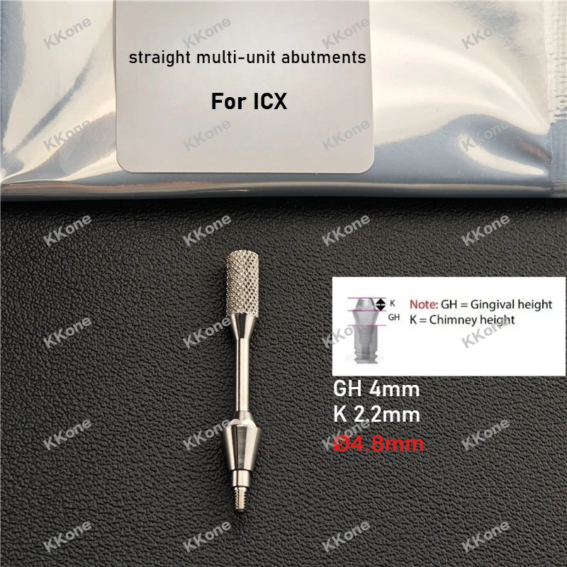 10Sets 3rd Party Tandheelkundige Kliniek Accessoires Rechte & Schuine Multi-Unit Abutments Voor Medentis ICX Tandheelkundige Implantaat systeem