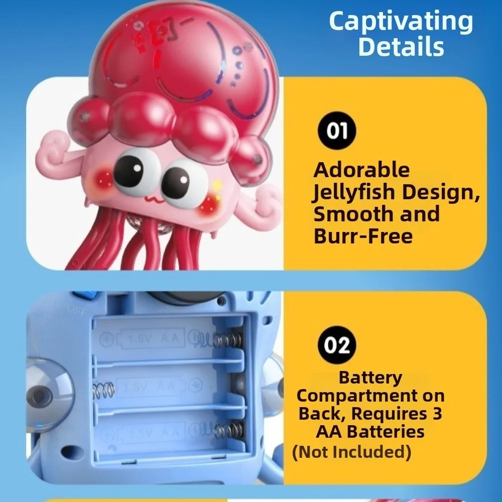 

New Obstacle Avoidance Electric Jellyfish Colorful LED Light Wiggling Tentacles Dance Jellyfish Dynamic Music Interactive