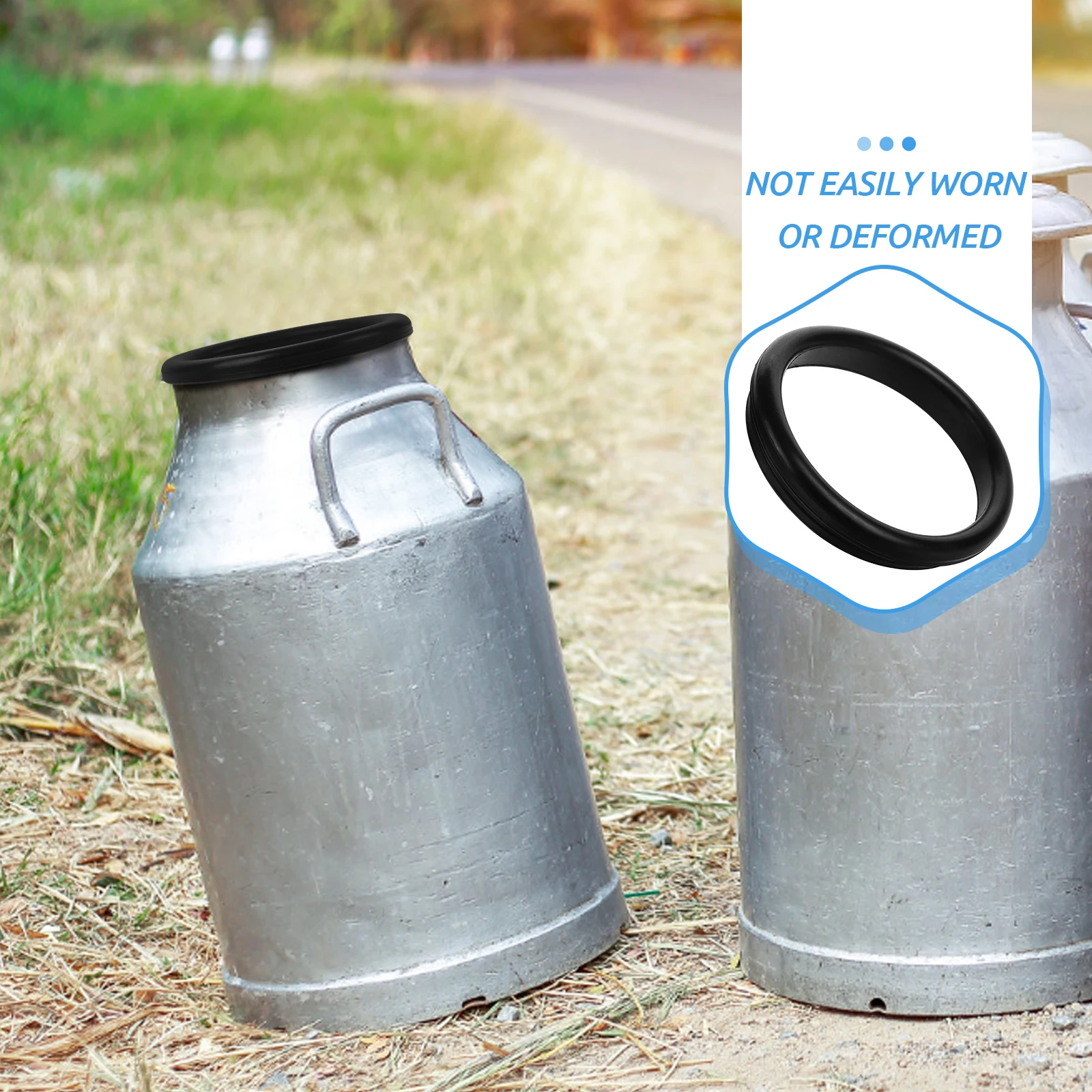 

Milking Bucket Lid Seal Accessory Ring Replacement Bottle Sealing Gasket for Part