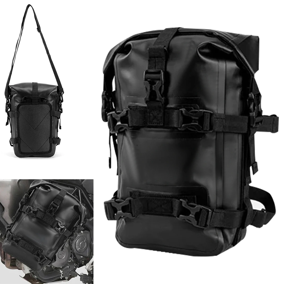 20L 50L 70L 100L 40L 66L Motorrad Wasserdichte Schwanz Tasche Reise Outdoor Trockenen Gepäck Roll Pack Tasche Motorrad Sitz Tasche – Detail 35