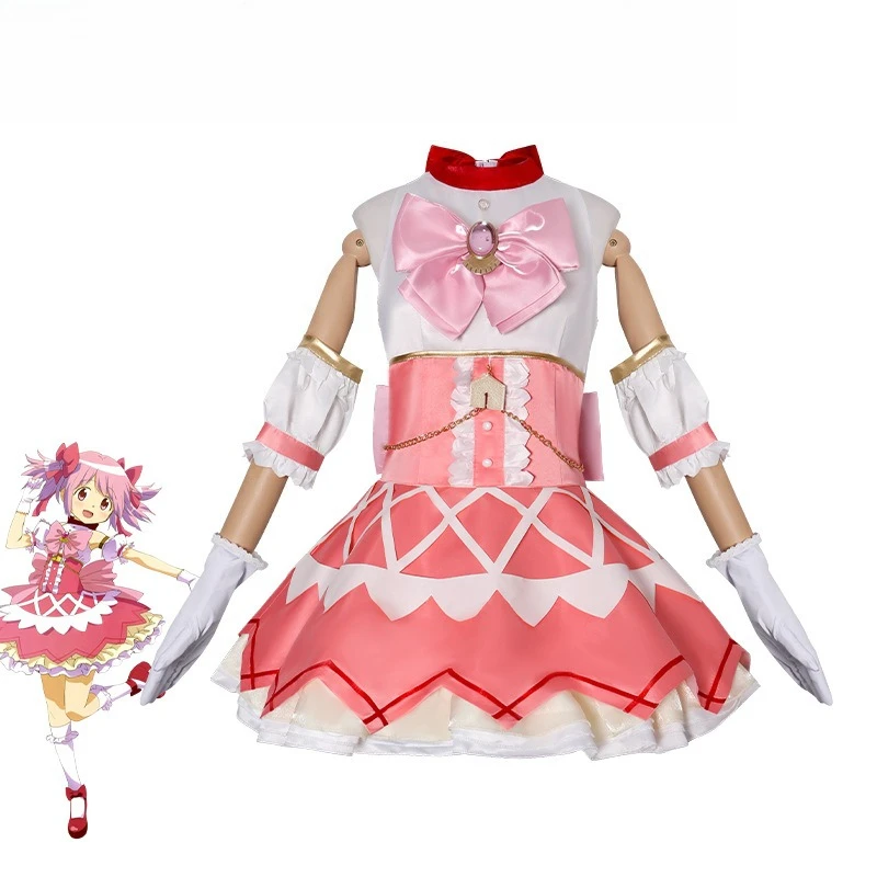 

Puella Magi Madoka Magica Cosplay Costume Anime Character Halloween Masquerade Performance Clothing for Women