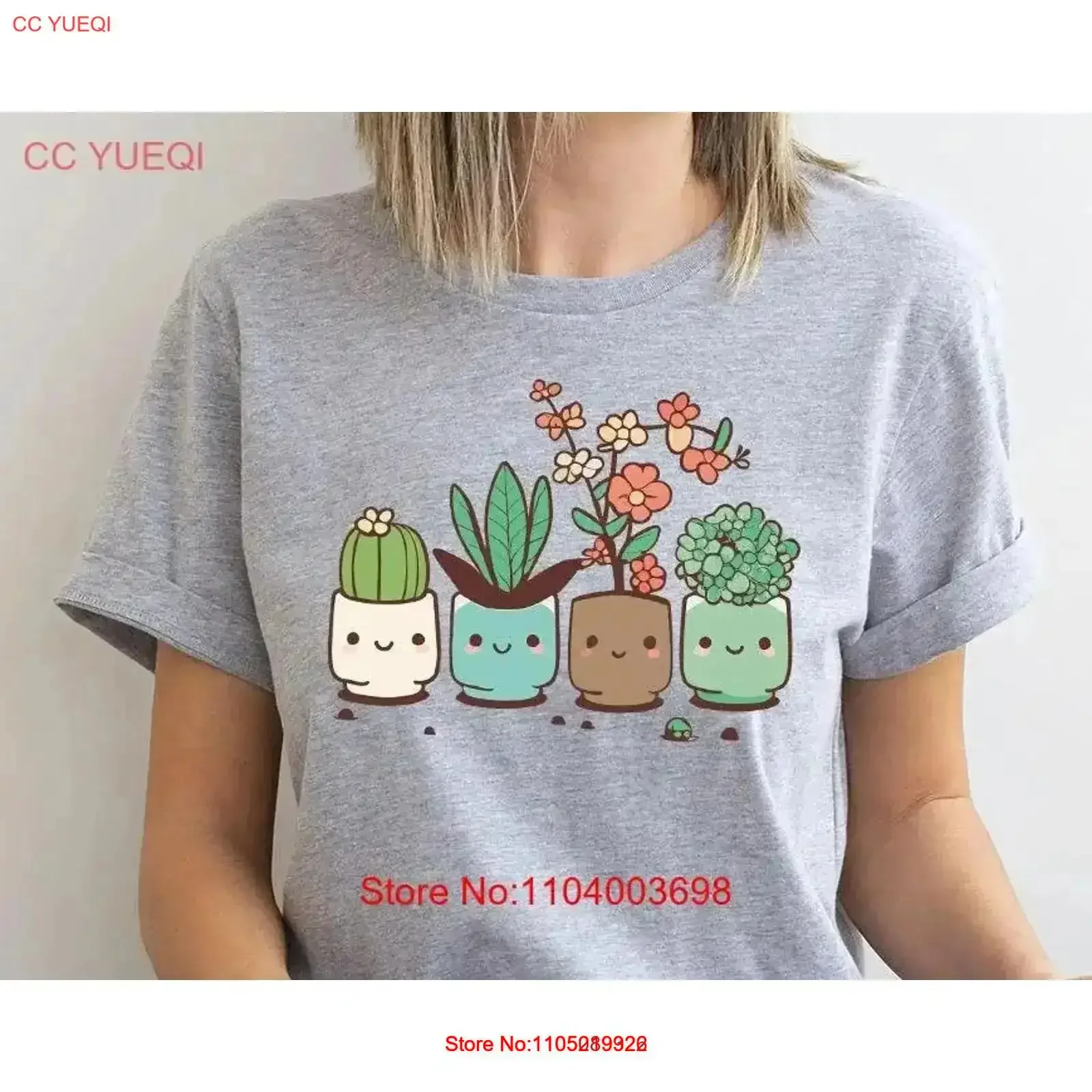 

PlanT T Shirt Cute Succulent Cactus Floral Gardening Botanical for Her Women vintage Washed Casual Stylish Comfortable vintage
