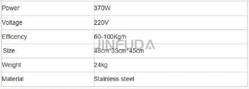 50kg/h Commercial Fruit And Vegetable Cutting Machines