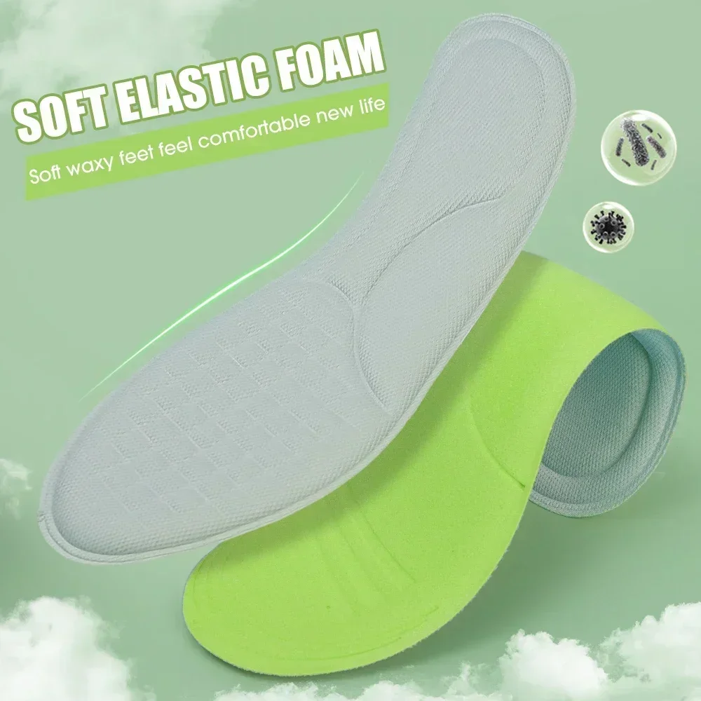 Solette ortopediche unisex in memory foam Soletta deodorante per scarpe sportive Assorbe il sudore Accessori per scarpe antibatterici morbidi