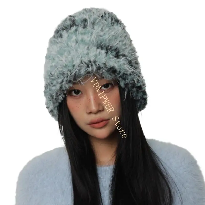 دافئ أفخم الصياد قبعة الرجال النساء الشتاء النشاط في الهواء الطلق الأذن حامي الجمجمة قبعة D08E