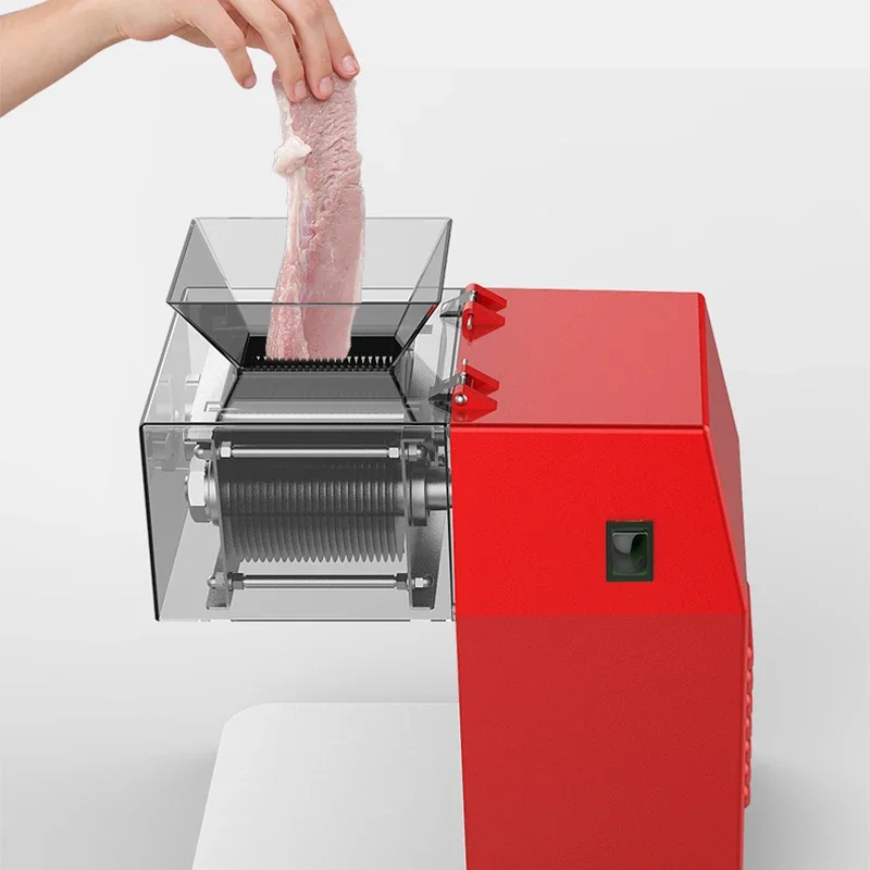 250 kg/H commerciale elettrico affettatrice tritacarne tagliaverdure tagliaverdure macchina 850W casa automatico tritatutto cippatrice