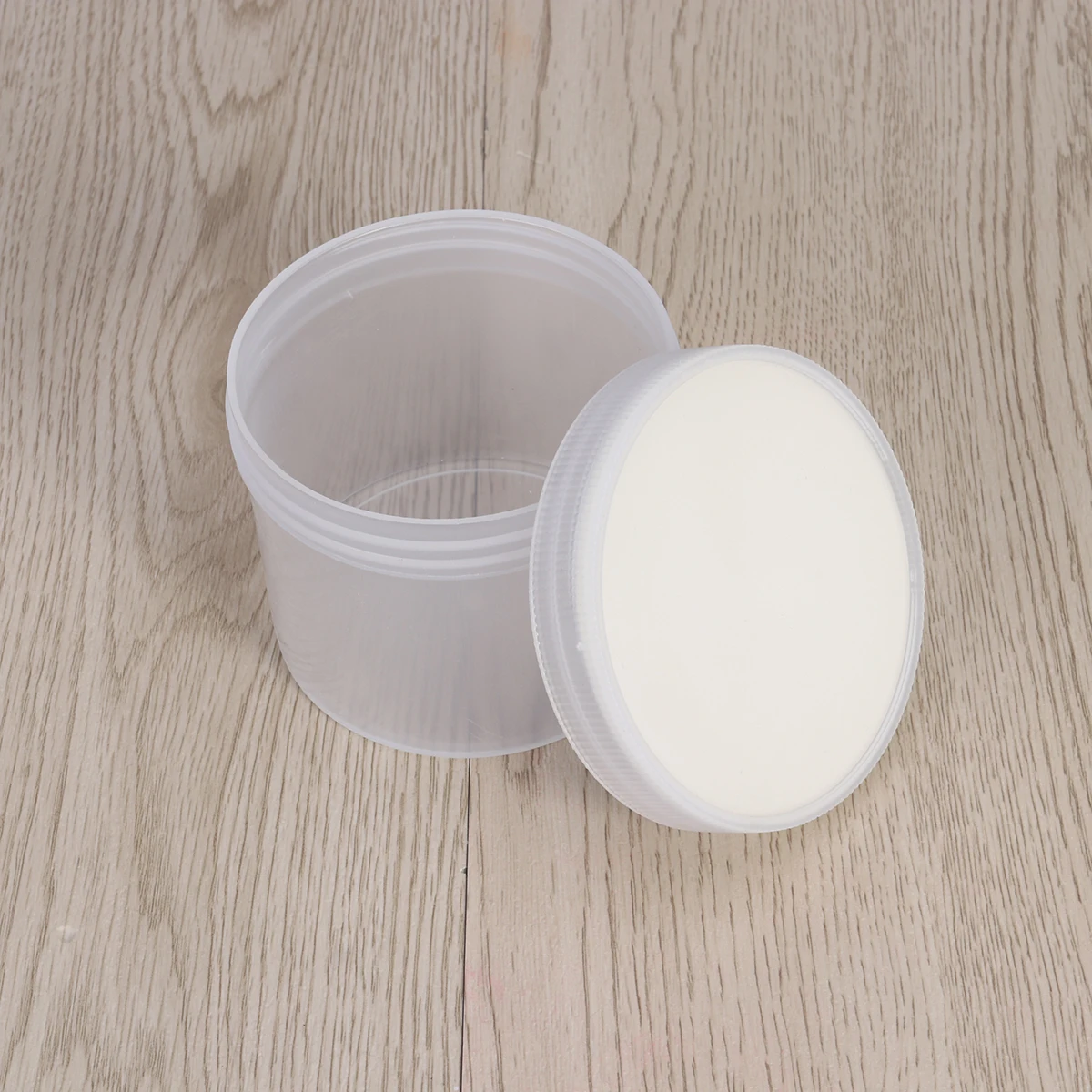 

6pcs 250Ml Plastic Storage Jars Wide Mouth Bpa-Free Food Safe Containers For Diy Clay Craft Party Favors Empty Pet Pots With