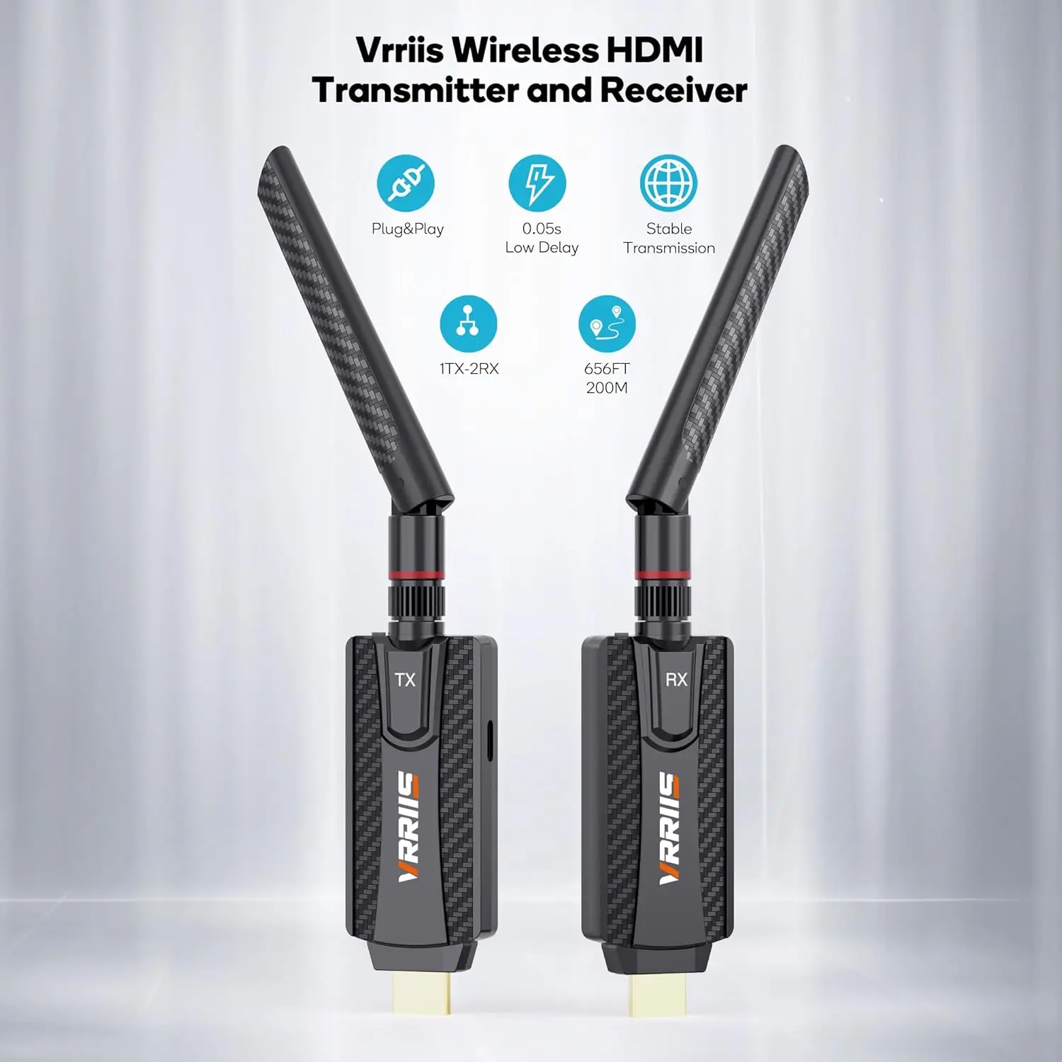 

Миниатюрный беспроводной HDMI-передатчик и приемник, адаптер для расширения дистанции передачи видео до 200 м, для подключения ноутбука, ПК, DVD-плеера, ТВ-приставки к телевизору, монитору, проектору