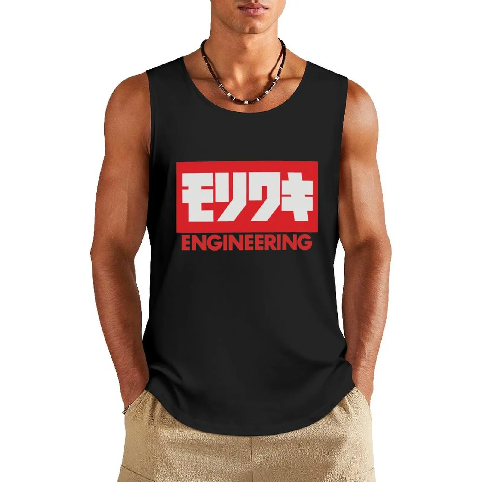 

Moriwaki Racing Tank Top sleeveless vests Men's sleeveless summer clothes man 2025 singlets for men