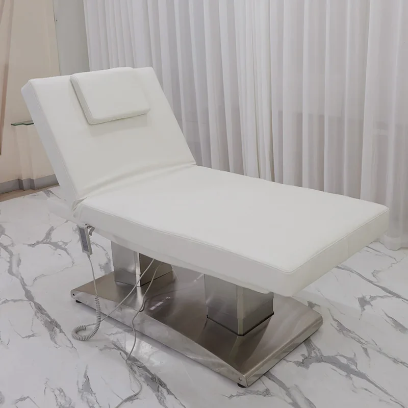 Beauty salon equipment large size facial massage table electric thickened base saloon custom lash extension bed