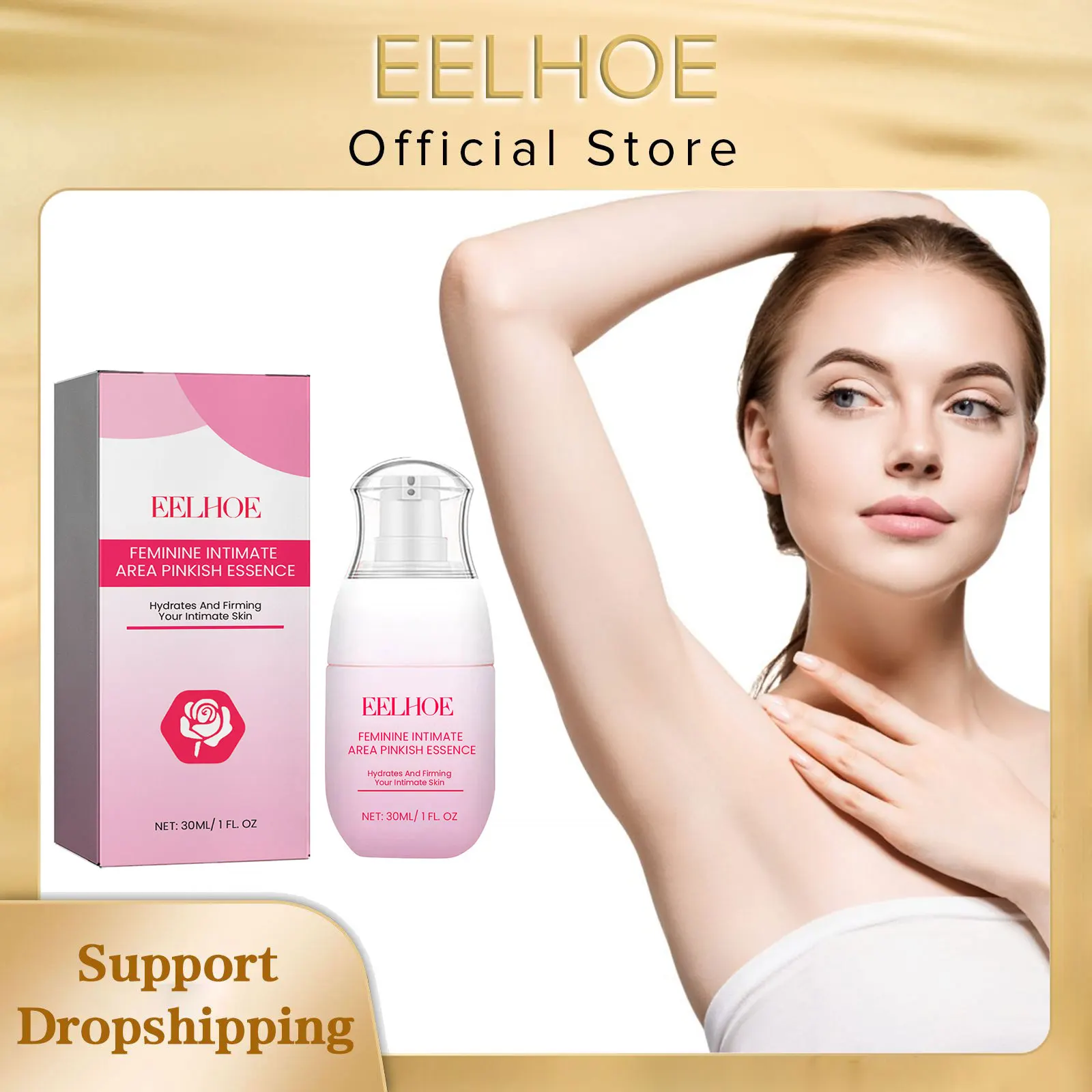 Private Parts Armpit Whitening Essence Nipple Bleach Remove Melanin Dark Knuckle Butt Knee Brighten Inner Thigh Lightening Serum