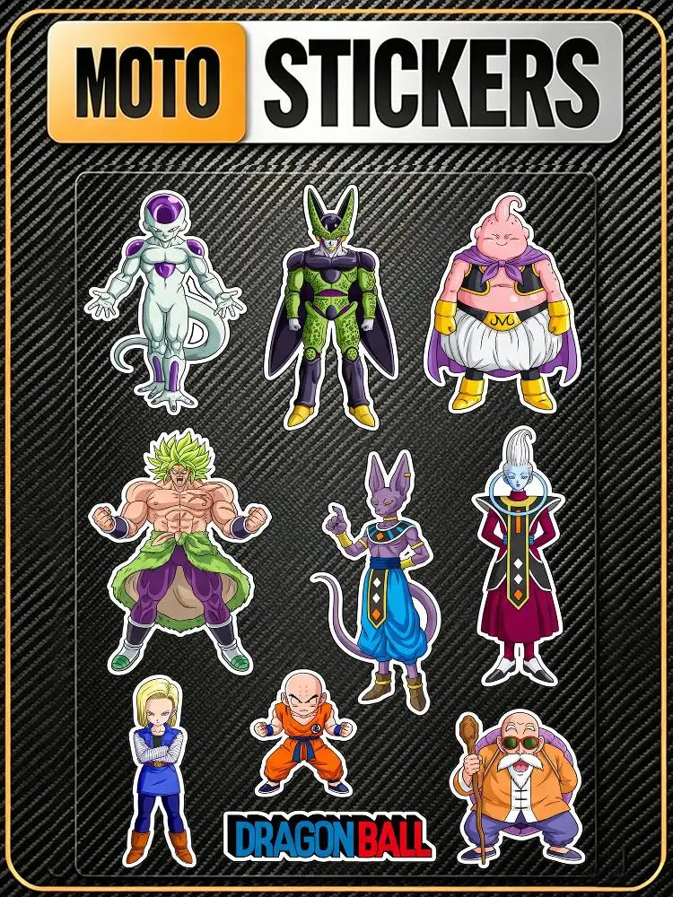 

DRAGON BALL Long Lasting Waterproof Reflective Sticker Scratch Conceal Fit Motorcycle Car Helmet Fridge Water Cup Decals