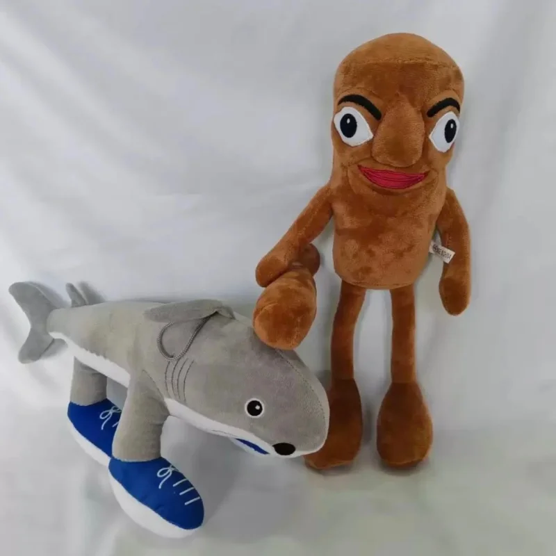 

37cm Plush Doll Tung Tung Tung Sahur And Tralalero Tralala Shark Anime Character Styling Stuffed Soft Pillow Doll Toys Gifts
