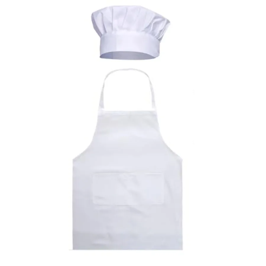 

Фартук шеф-повара, комплект шляпы, регулируемый фартук с шляпой мясника, костюм пекаря для мужчин и n