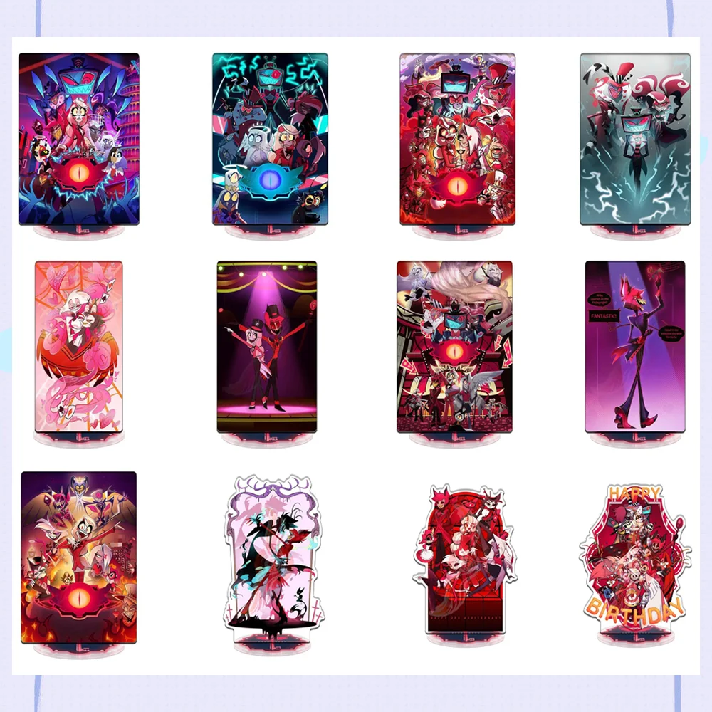 لفندق هازبين تشارلي مورنينجستار الملاك الغبار ألاستور فوكس فالنتينو 15 سنتيمتر الاكريليك حامل سطح المكتب حلية إرسال الأصدقاء هدية #1