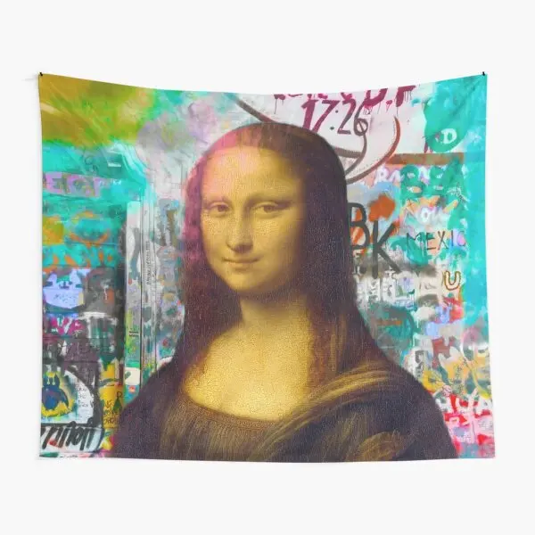 Mona Lisa Tapestry Decorative Mandala Boho Hippie Tapestry Wall Decor Tapestry Wall Hanging Home Decor Living Room Bedroom