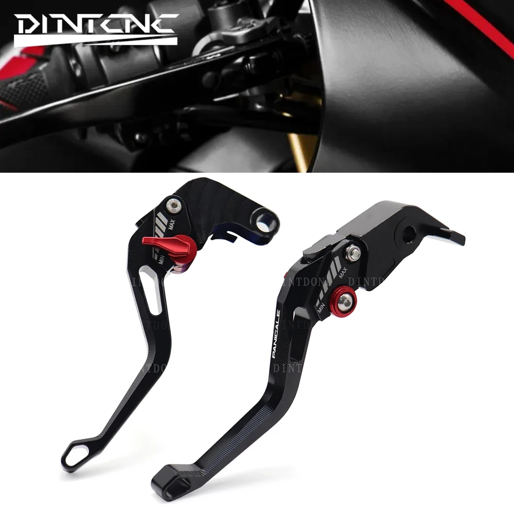 Front Brake Clutch Lever Adjustable Tie Rod Aluminum CNC For DUCATI Panigale V4/S V2 899 959 1199 1299/R Motorcycle Accessories