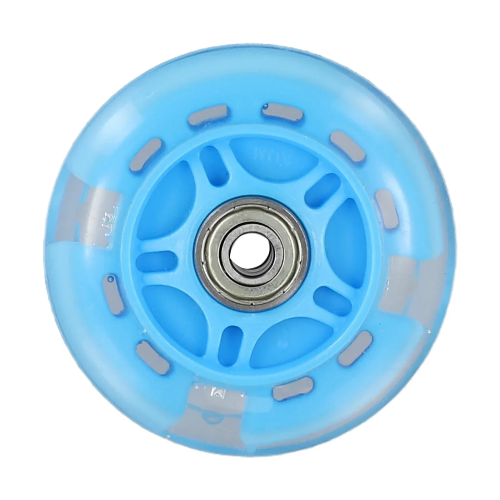 Flash Wheel Mute Wheel Children Scooter Wheel Flashing Lighting Wheel 80MM PU Wheel For Children Mini Scooter Light  T O Y