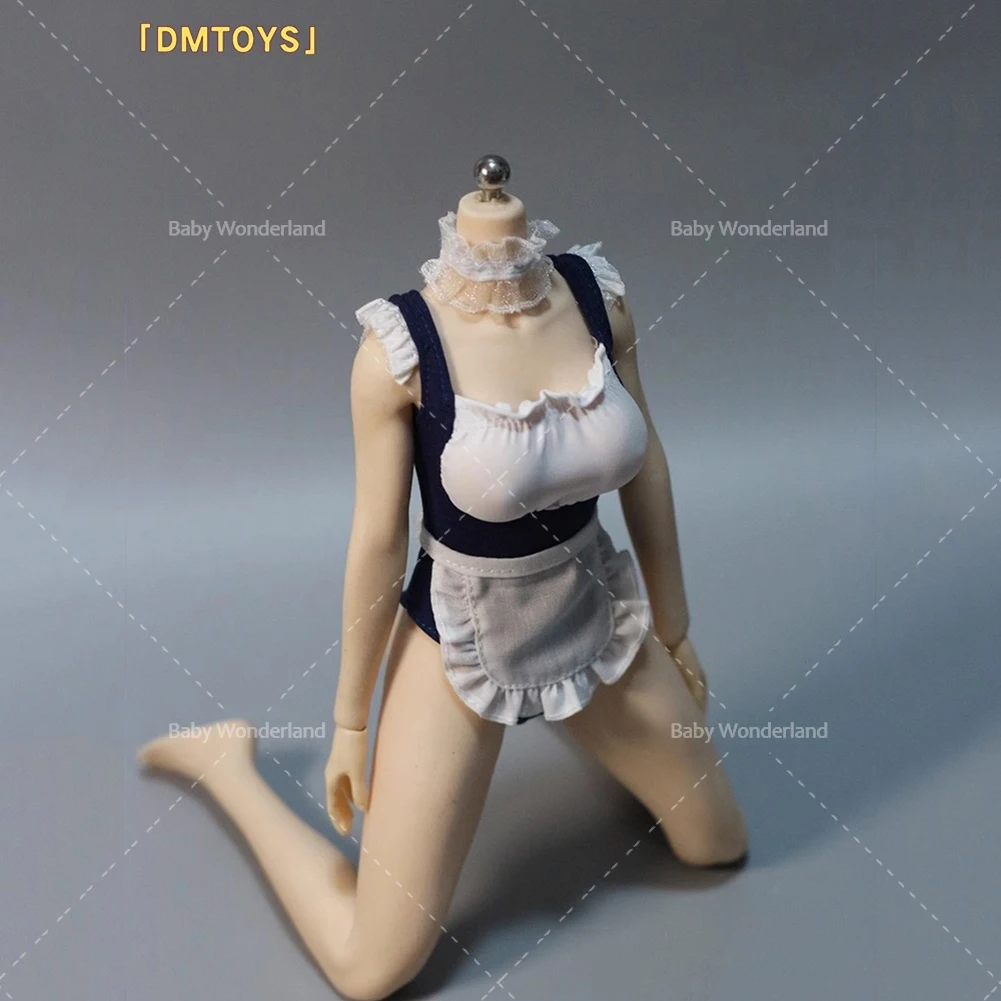 

In Stock DMTOYS 1/6 Scale Sexy Cute Swimsuit Apron Clothes Accessories Model Fit 12'' PH Female Soldier Action Figure Body Dolls