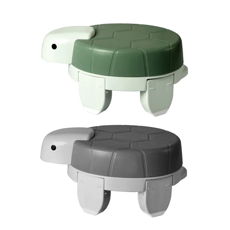 Pot d'entraînement Portable pliable et amovible en forme de tortue pour enfants, mignon, pliable et amovible, siège de toilette, urinoir d'entraînement pour bébés