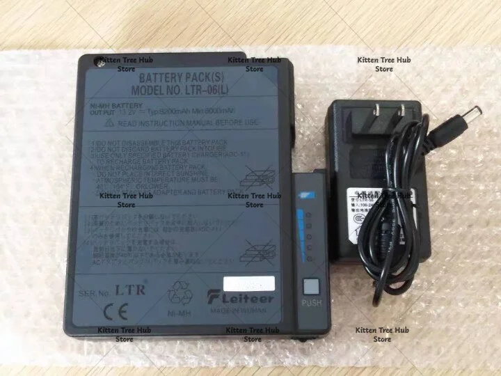 BTR-06 Splicer Battery LTR-06L With AC Charger, Compatible For FSM-50S 50R 17S 17R Optical Fiber Fusion Splicer