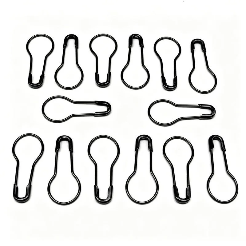 86 pcs Iron Safety Pins, Gourd-Shaped Head for Clothing Label Fixing, Durable Iron Material great for Sewing Accessories