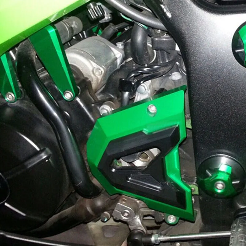 Передняя Звездочка цепи мотоцикла, левая крышка двигателя для Kawasaki Ninja 250 300 EX250 EX300 2013 2014 2015 2016 2017