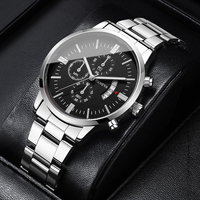 Fashion Men Business Watches Luxury Calendar Quartz Watch for Man Clock Relogio Masculino Montre Homme（Without Box）