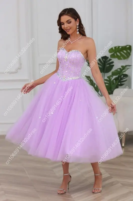 ผู้หญิง Sweetheart พรหมชุดชายาว Ball Gown Quinceanera ชุด