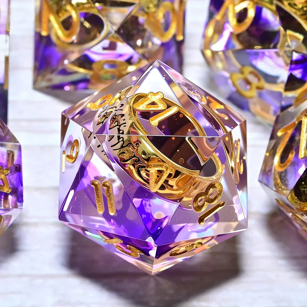 

Набор из 7 предметов, кубики из смолы DND для Dungeons And Dragons DND 5e, ролевая игра, настольная игра, настольные ролевые игральные кости, подарок на день рождения