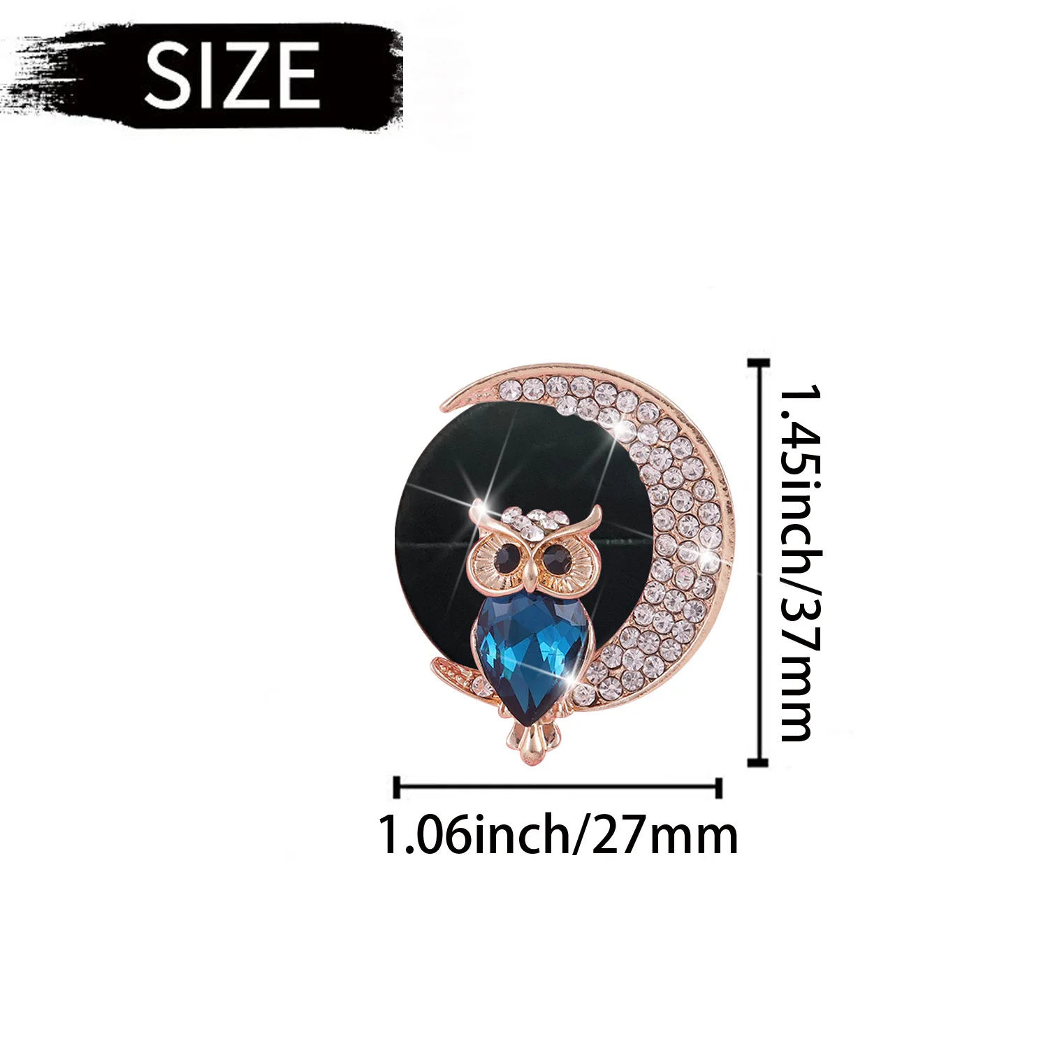 Diamond Owl Car Air Freshener Auto Outlet Perfume Clip Ornaments Car Aroma Diffuser Bling Car Accessories Interior Decor Gifts