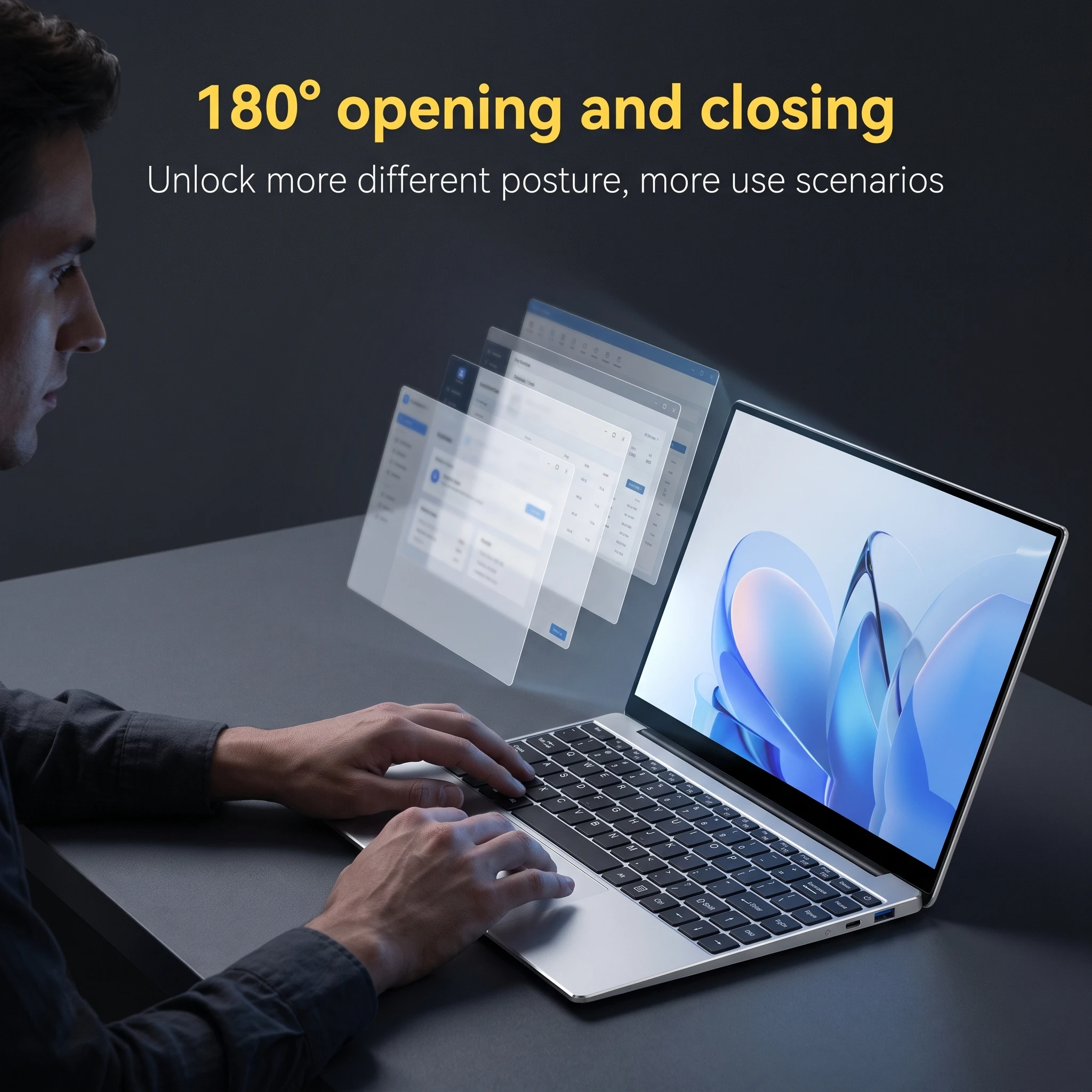 RU Shipped NEW 14.1" Laptop 32GB 2TB Intel Core i7 8650U Windows 11 Gaming Computer PC Gamer office Notebook 1920*1080 HD view 3