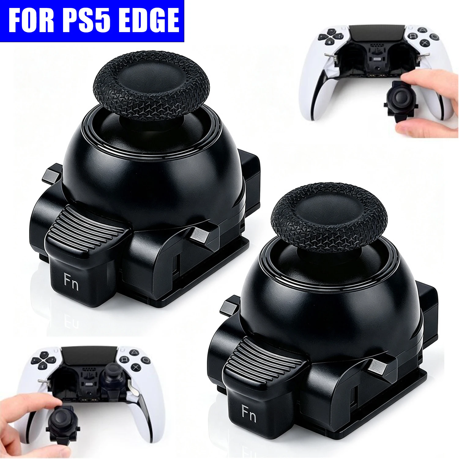 Besavior Anti-Drift TMR Joystick For PS5 Edge Controller Stick Plug & Play Replacement Thumb Stick Module Game Accessories