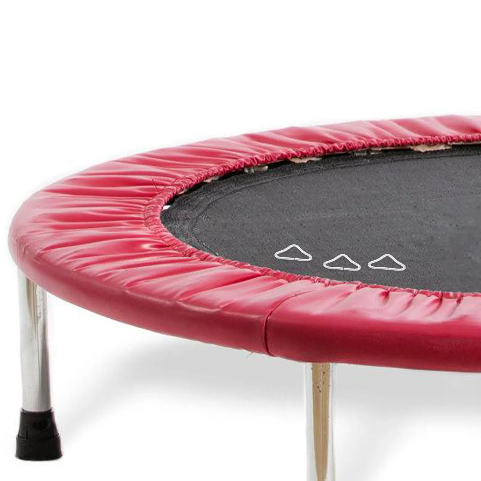 

10Pcs Professional Trampoline Buckles V-Shaped Rings for Mesh Surface Long-Lasting Outdoor Activity Tool Replaceable Trampoline