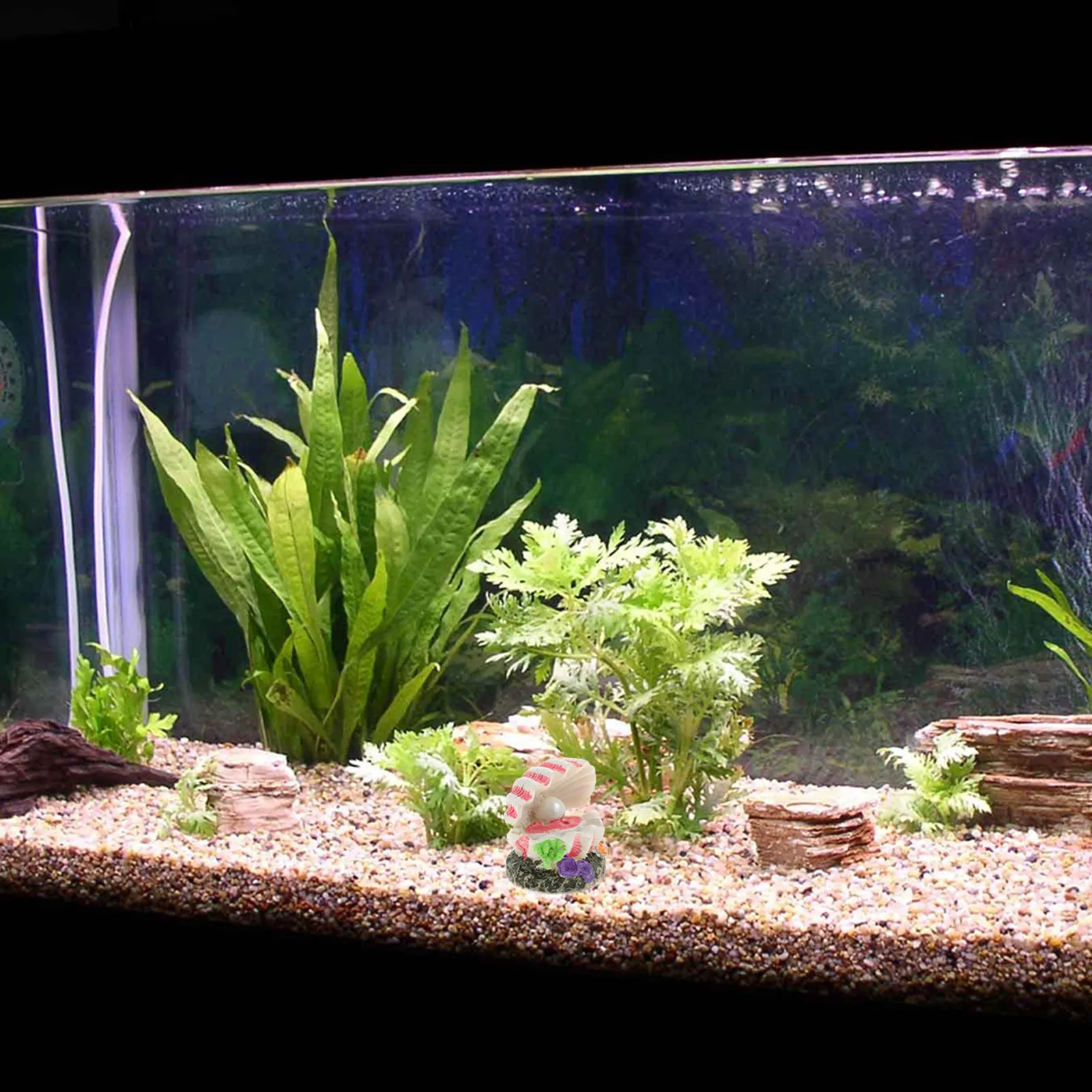 1Pcs Bubble Pearl Shell Resin Sea Shell Aquarium Bubble Stone Fish Tank Decoration Landscape Simulation Aquarium Bubbling Decor