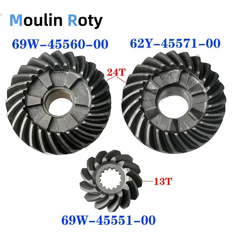 

Suitable for Yamaha 4 Stroke 60 Horsepower 69W-45551-00 69W-45560-00 62Y-45571-00 Gear Set