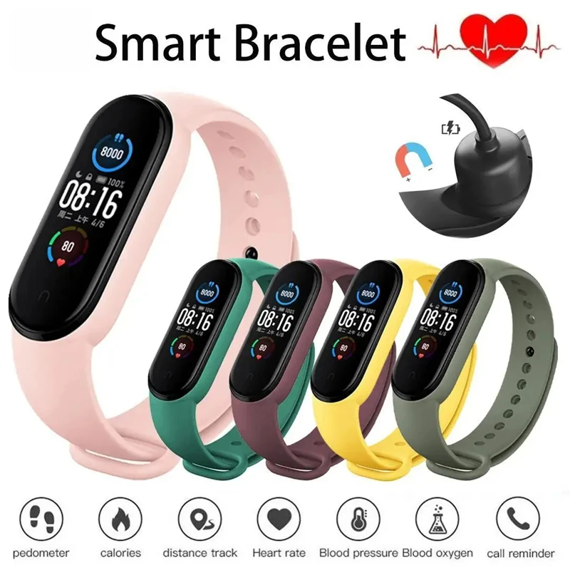 Smartband-Uhrwerk, Schrittzählung, Bluetooth, synchrone Telefoneinformationen, Smartwatch für Männer, Frauen, Studenten, 2025, neu