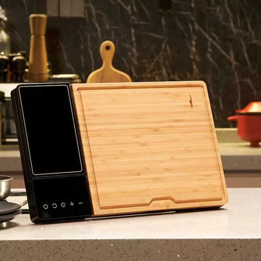 

Intelligent electronic scale, solid wood cutting board, mildew-proof household cutting board