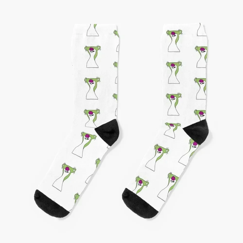 badly drawn sid the sloth Socks professional running custom sports Men's Socks Women's