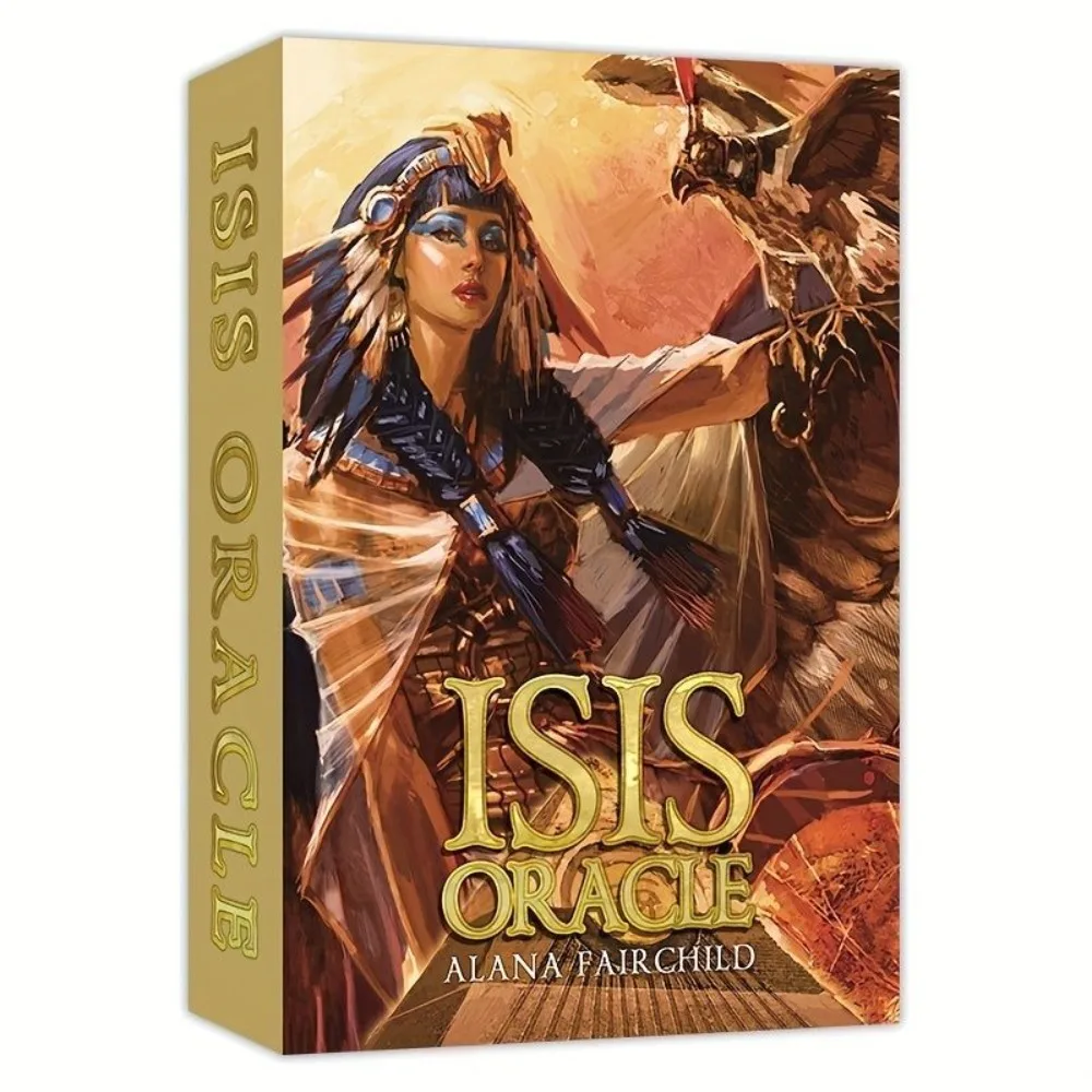 Isis Oracle, 10.5*15cm 44-Card Deck Ancient Egyptian Wisdom & Divine Feminine Guidance for Healing and Ritual
