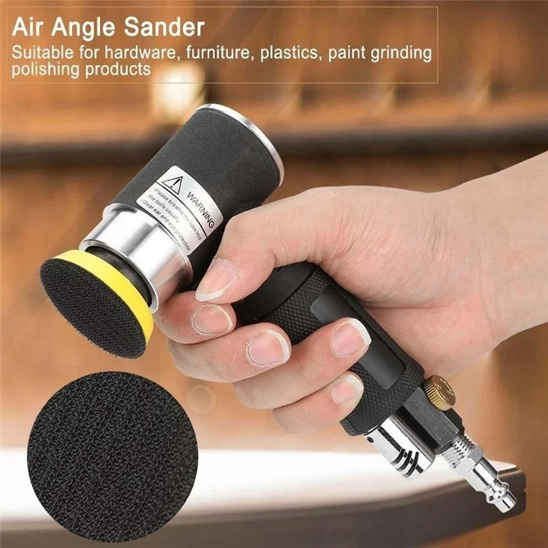 ABLL-MINI PNEUMATIC 1In/2In/3In เครื่องบดชุดสําหรับขัดรถความเร็วสูง Air Powered Polisher Air เครื่องมือใช้งานง่าย