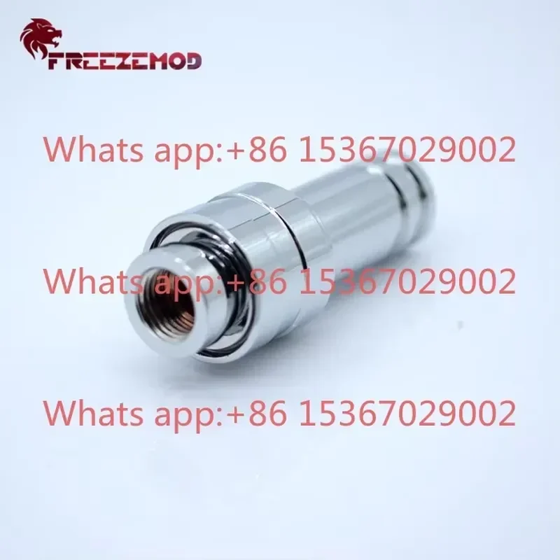 FREEZEMOD Computer Water Cooling Quick Connect All Copper Straight Through ZSZT-T1 Two End Disconnect Water Stop Valve