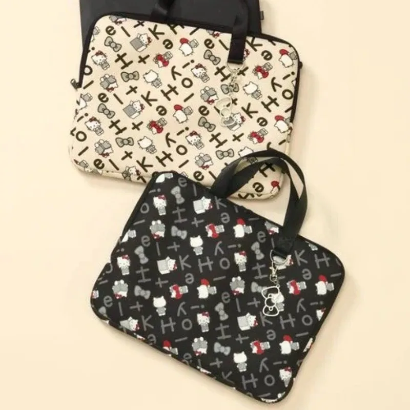 

Новая милая сумка для ноутбука с принтом Hello Kitty, чехол для планшета, защитная сумка для хранения, защита от падения, подарок на день рождения для девочки, рождественский подарок