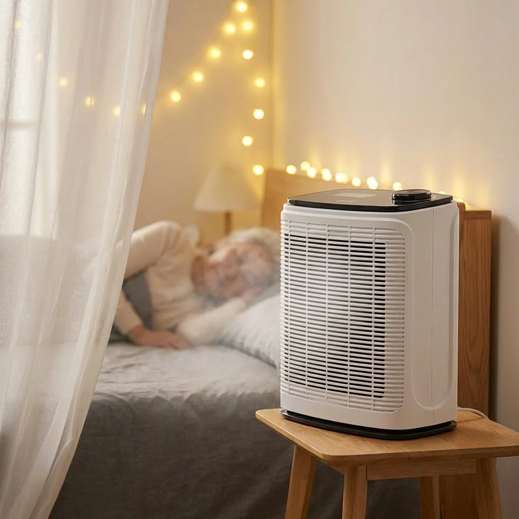 

Ионизатор воздуха с каменной солью и генератор отрицательных ионов, электрический настольный очиститель воздуха с умными функциями, простой в использовании и полезный для здоровья